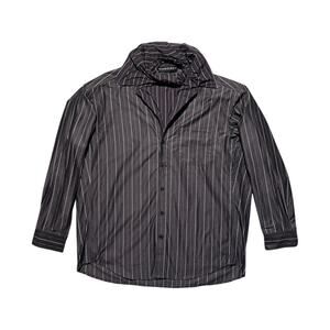 Striped layered shirt